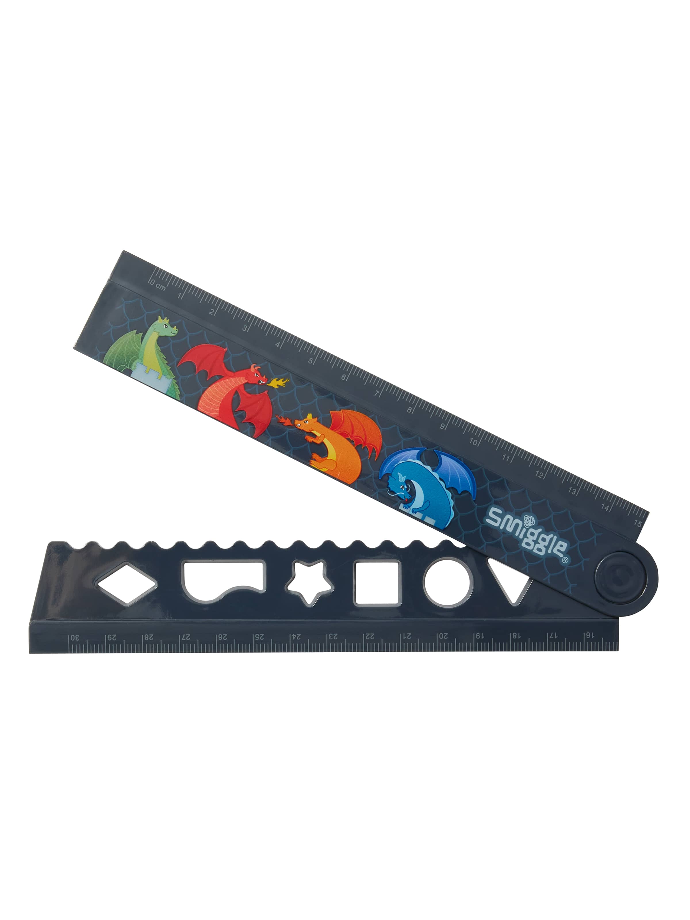 Smiggle - Regla plegable Dragon Trails