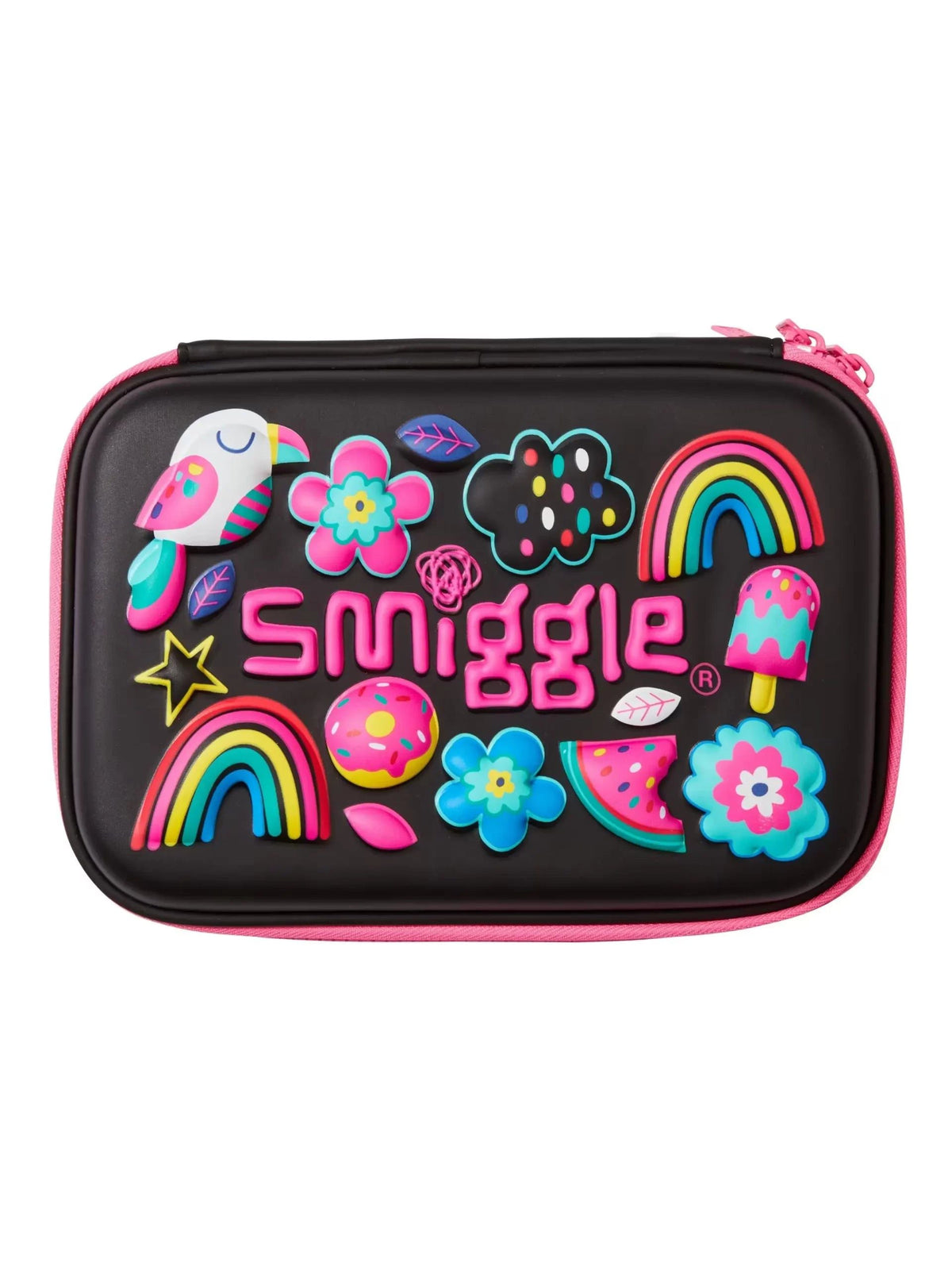 Smiggle - Estuche rígido doble para lápices Drift
