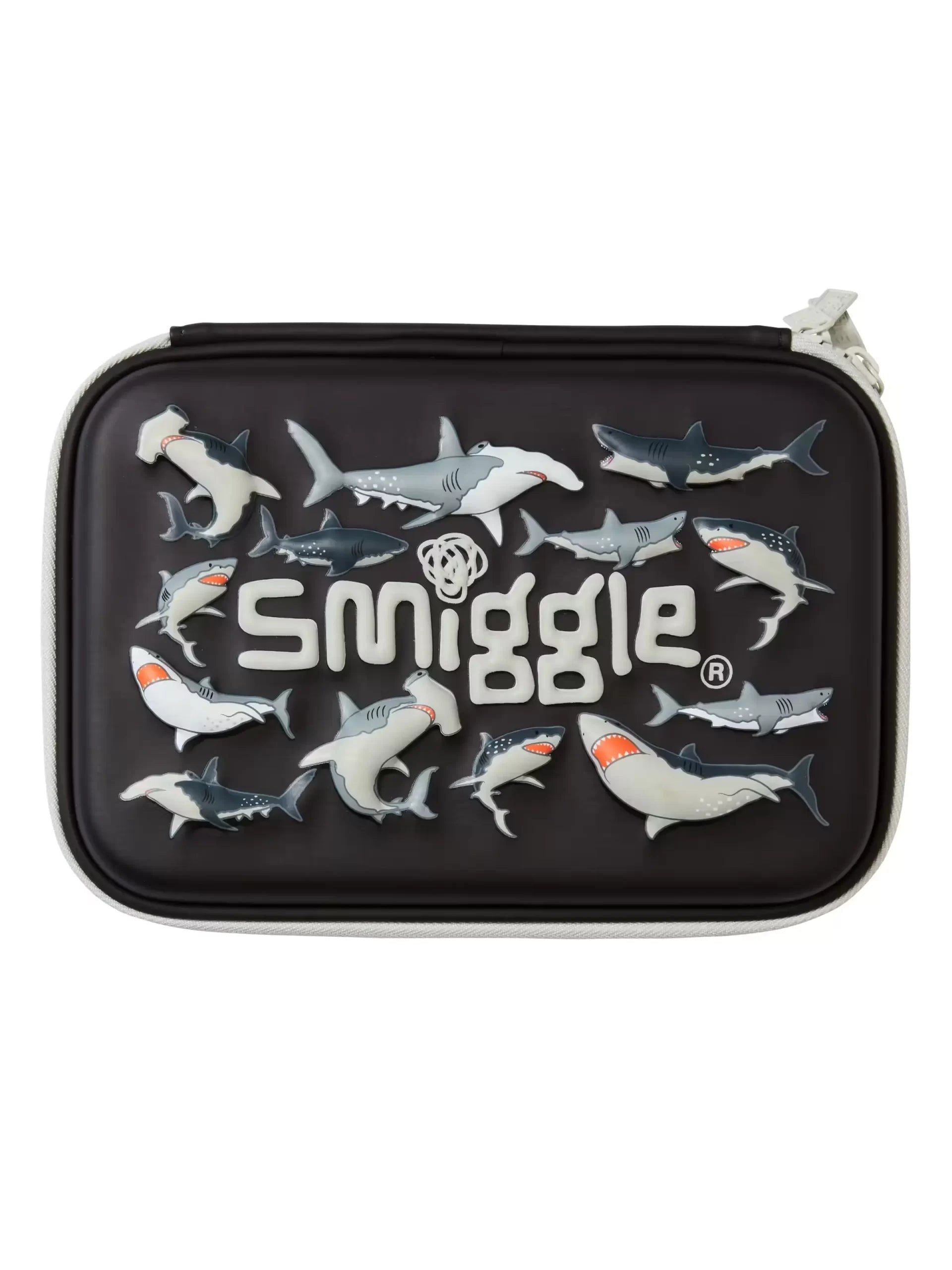 Smiggle - Estuche Doble de Tiburón Drift Hardtop