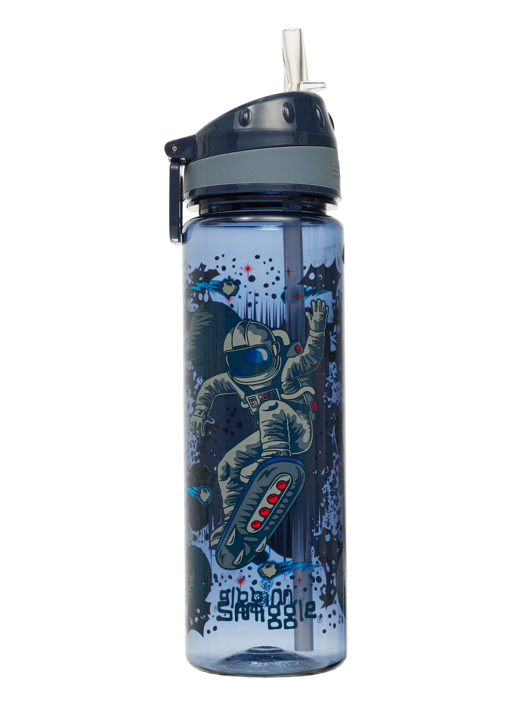 Smiggle - Botella de agua sin BPA Pipeta Epic de 650 ml