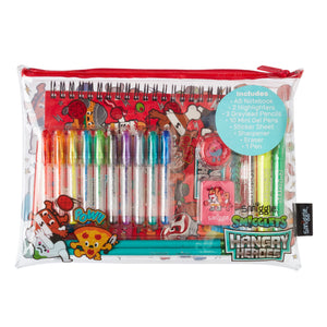Smiggle - Set de papelería A5 Hangry Hereos Essentials