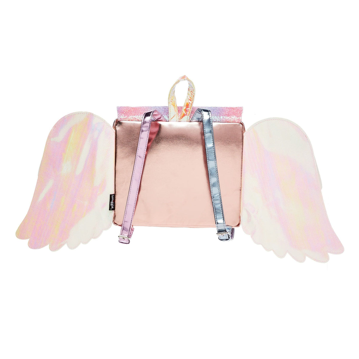 Smiggle - Mochila rosa con alas etéreas