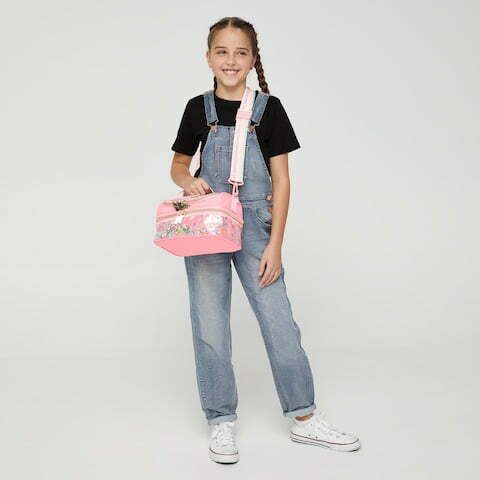 Smiggle - Fiambrera de doble compartimento Fiesta con correa