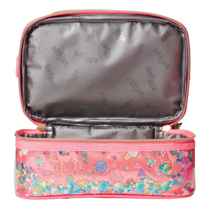 Smiggle - Fiambrera de doble compartimento Fiesta con correa