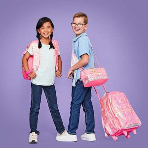 Smiggle - Mochila de viaje con ruedas, Fiesta