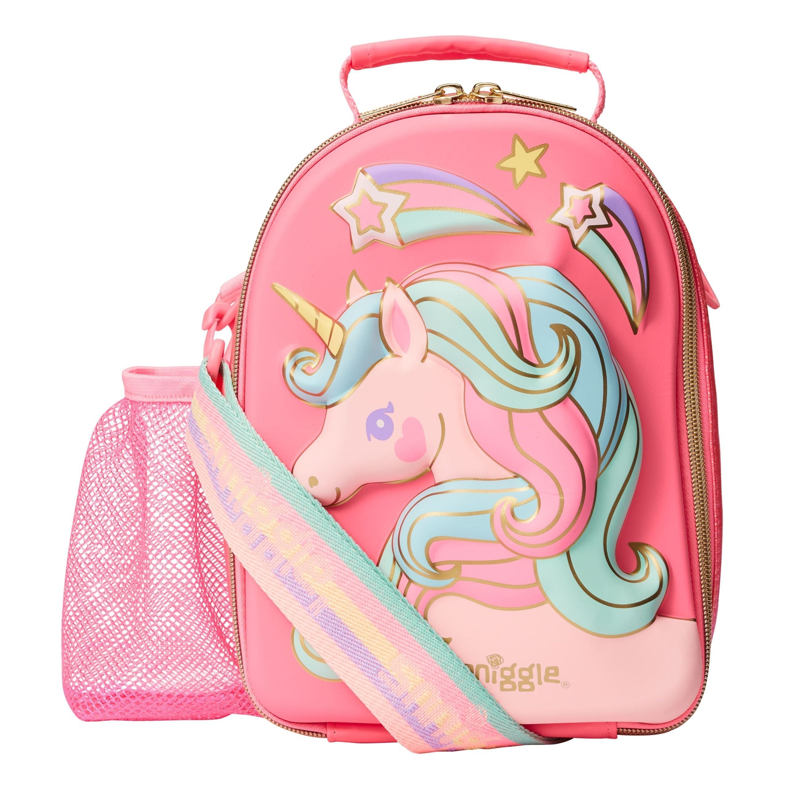 Smiggle - Bolsa de almuerzo y de fin de semana con correa al hombro Fiesta