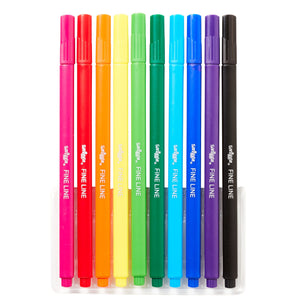 Smiggle - Pack de 10 bolígrafos de punta fina