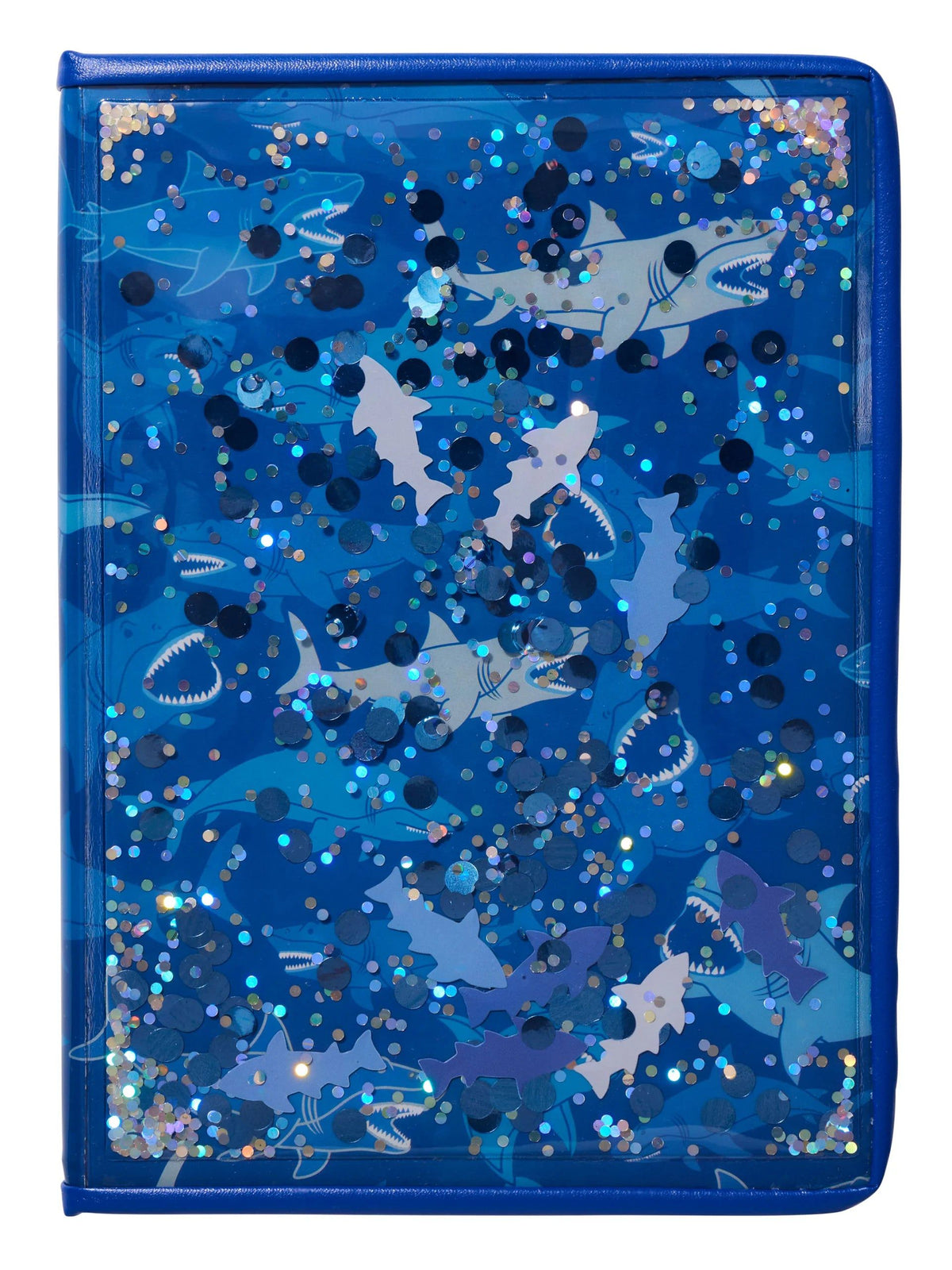 Smiggle - Cuaderno A5 rayado con diseño de tiburón flotante