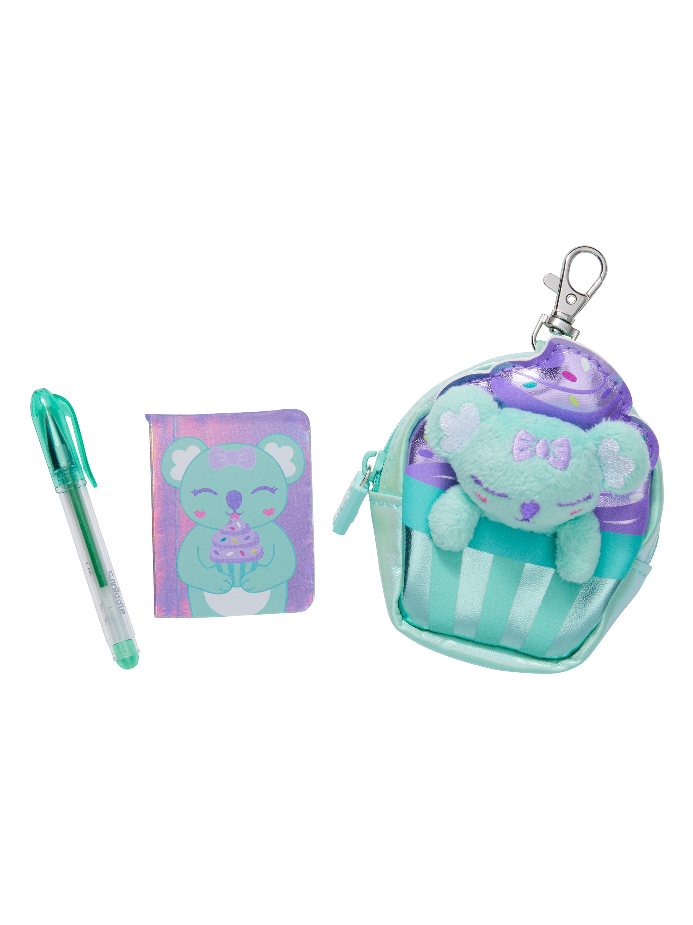 Smiggle - Llavero mini con lápiz y bloc de notas Fluffy Daydream