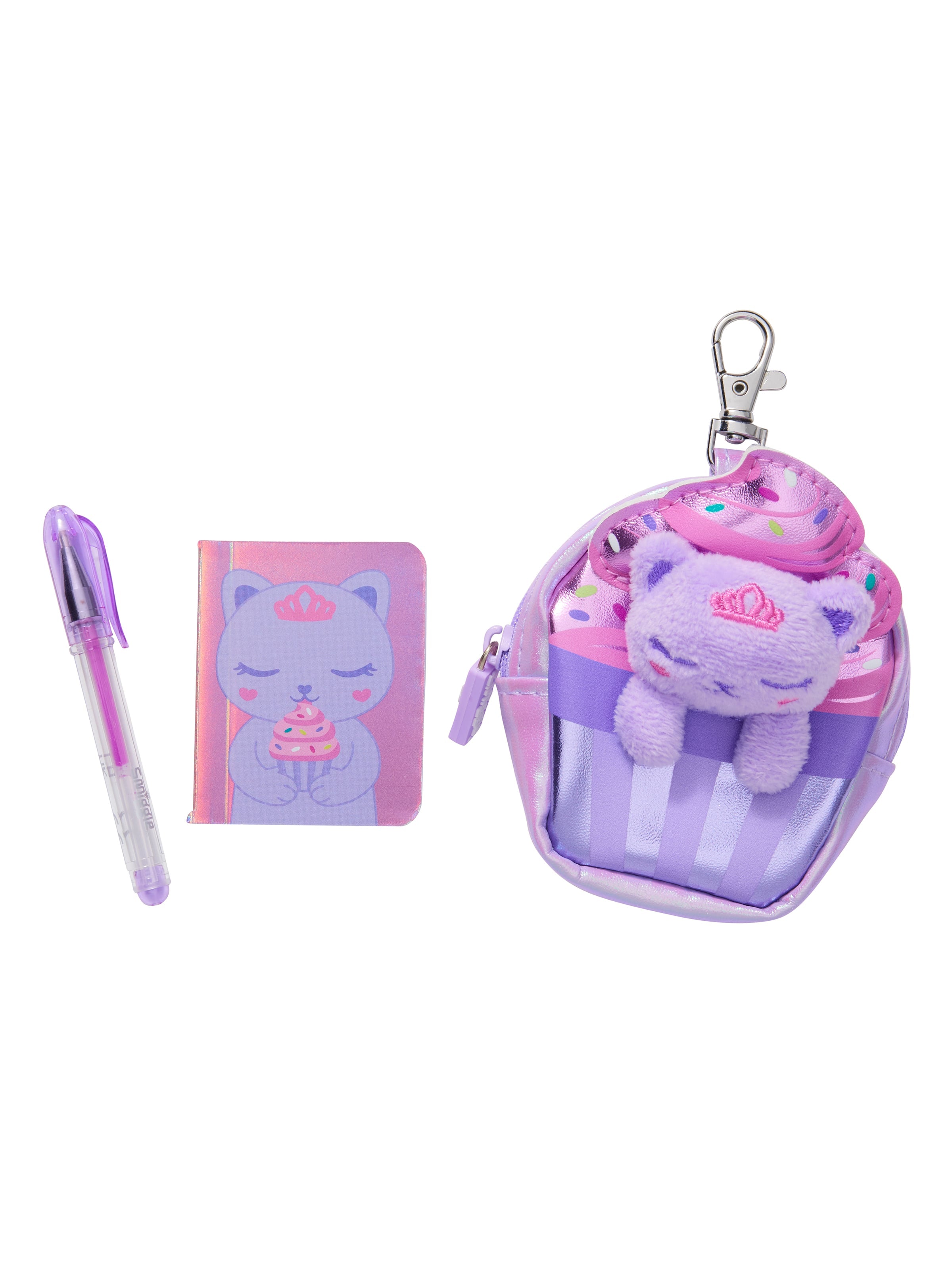 Smiggle - Llavero mini con lápiz y bloc de notas Fluffy Daydream
