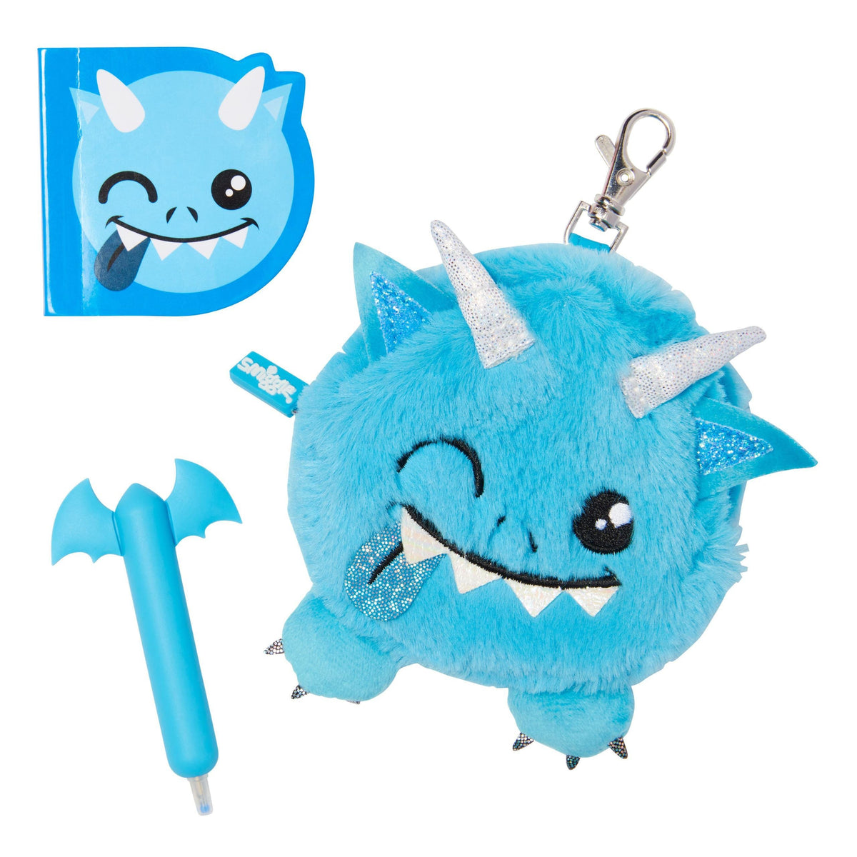 Smiggle - Libreta y bolígrafo Fluffy Mini Bag