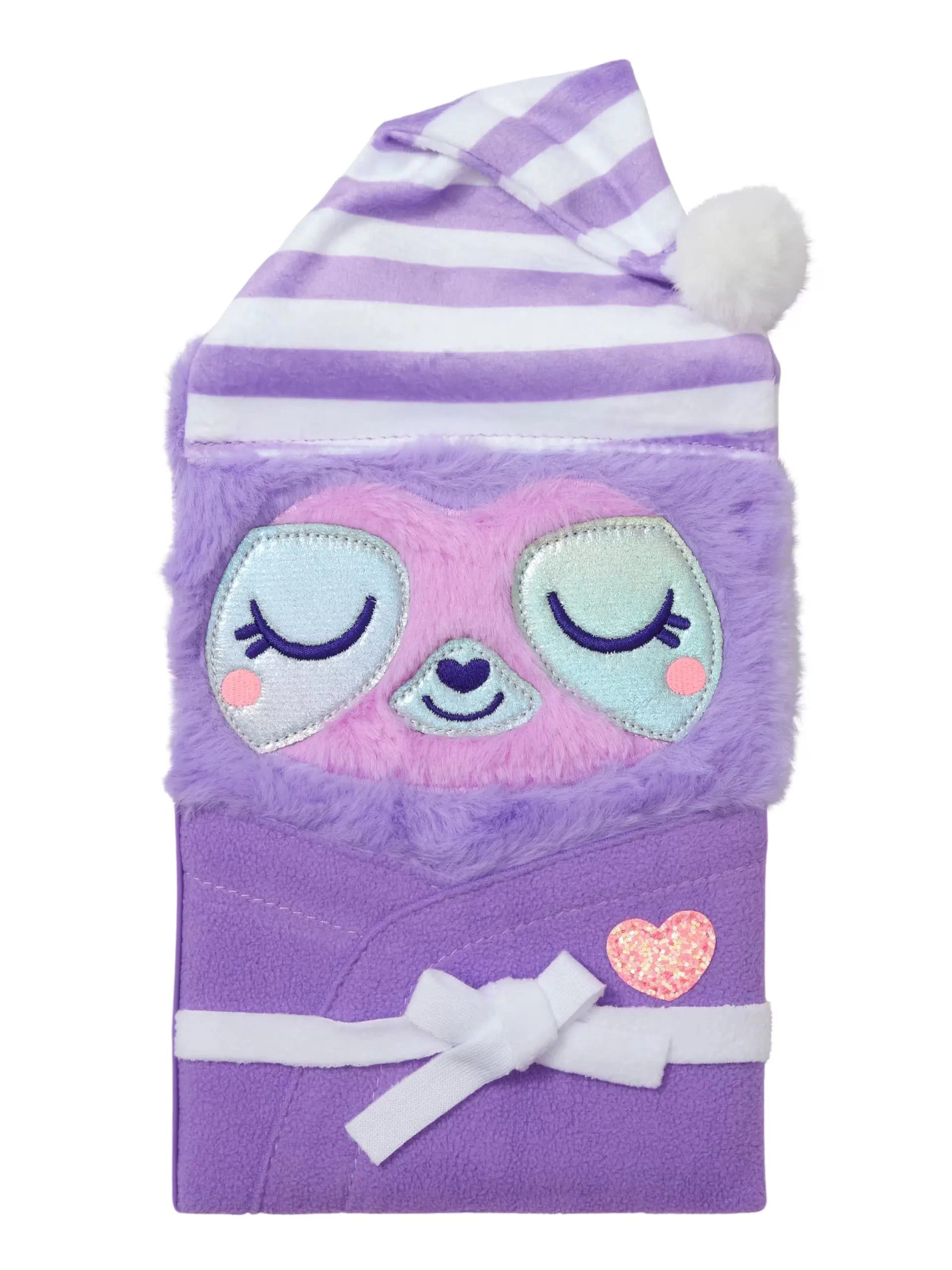 Smiggle - Cuaderno y diario de felpa fluffy A5