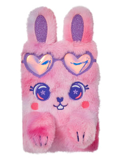 Smiggle - Cuaderno y diario de felpa fluffy A5