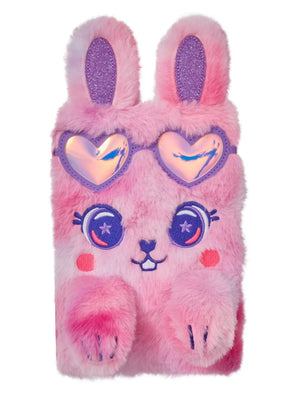 Smiggle - Cuaderno y diario de felpa fluffy A5