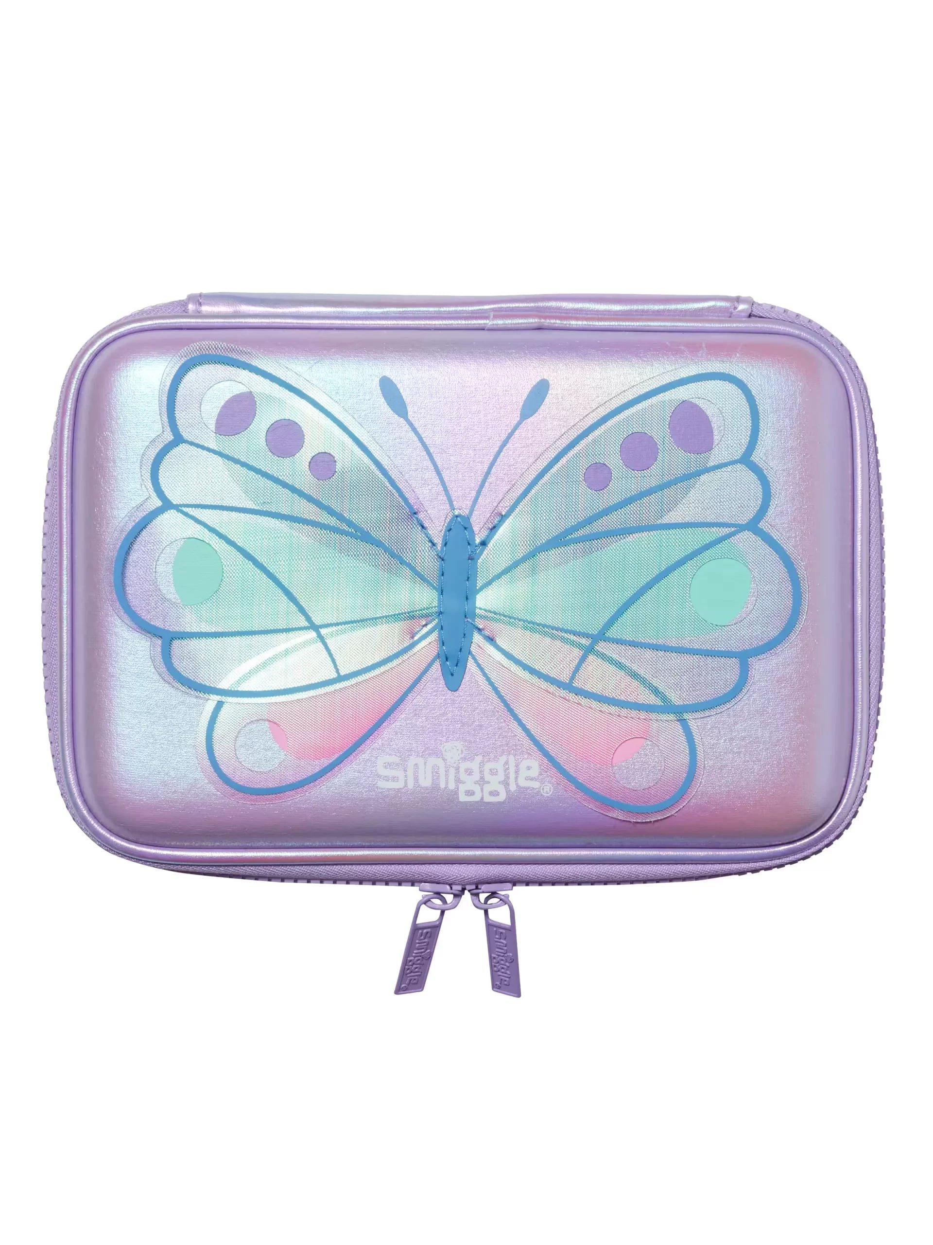 Smiggle - Estuche rígido Flutter Butterfly