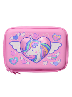 Estuche con tapa dura y dos compartimentos Smiggle - Fly High