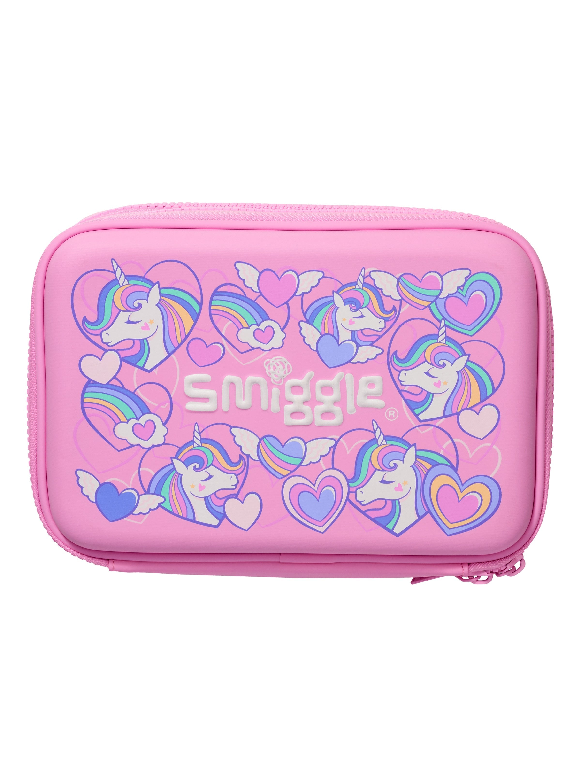 Estuche con tapa dura y dos compartimentos Smiggle - Fly High