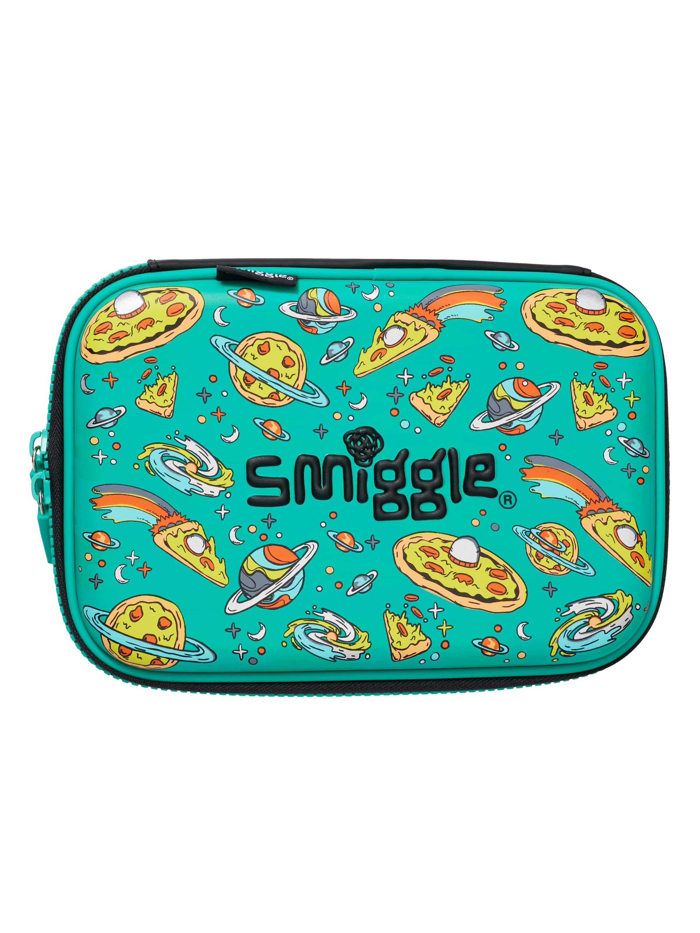 Smiggle - Estuche rígido Flyn con placa de identificación