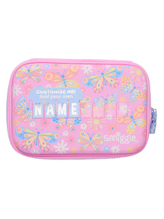 Smiggle - Estuche rígido Flyn con placa de identificación