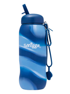 Smiggle - Botella de agua plegable con pajita Freestyle 630ML