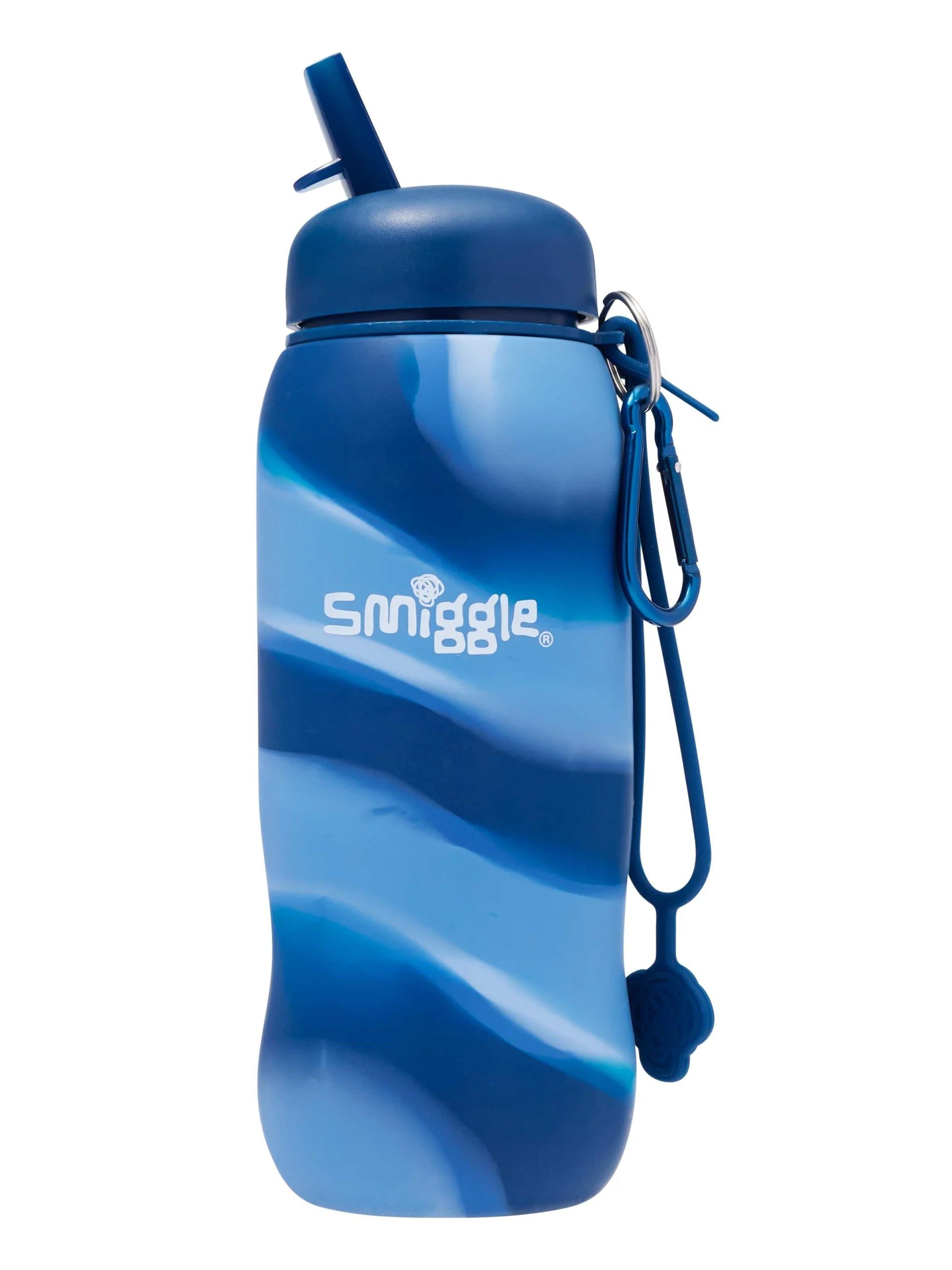 Smiggle - Botella de agua plegable con pajita Freestyle 630ML
