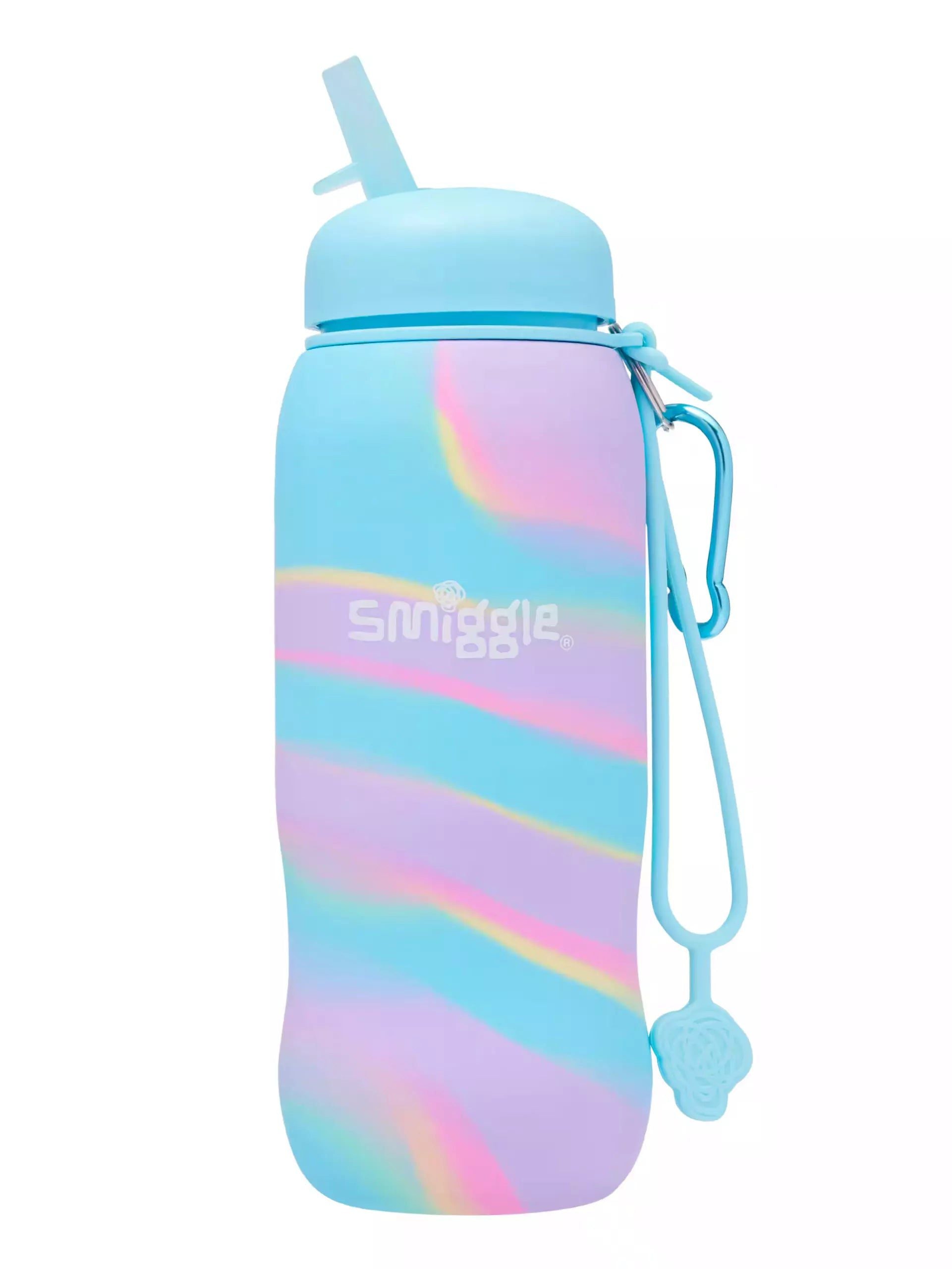 Smiggle - Botella de Agua Plegable con Pajita Freestyle de 630ML