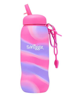 Smiggle - Botella de agua plegable con pajita Freestyle 630ML