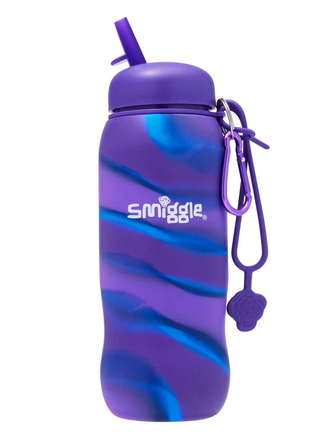 Smiggle - Botella de agua plegable con pajita Freestyle 630ML