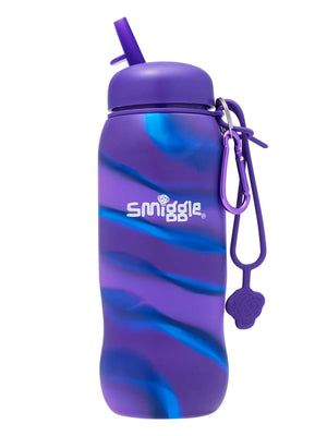 Smiggle - Botella de agua plegable con pajita Freestyle 630ML