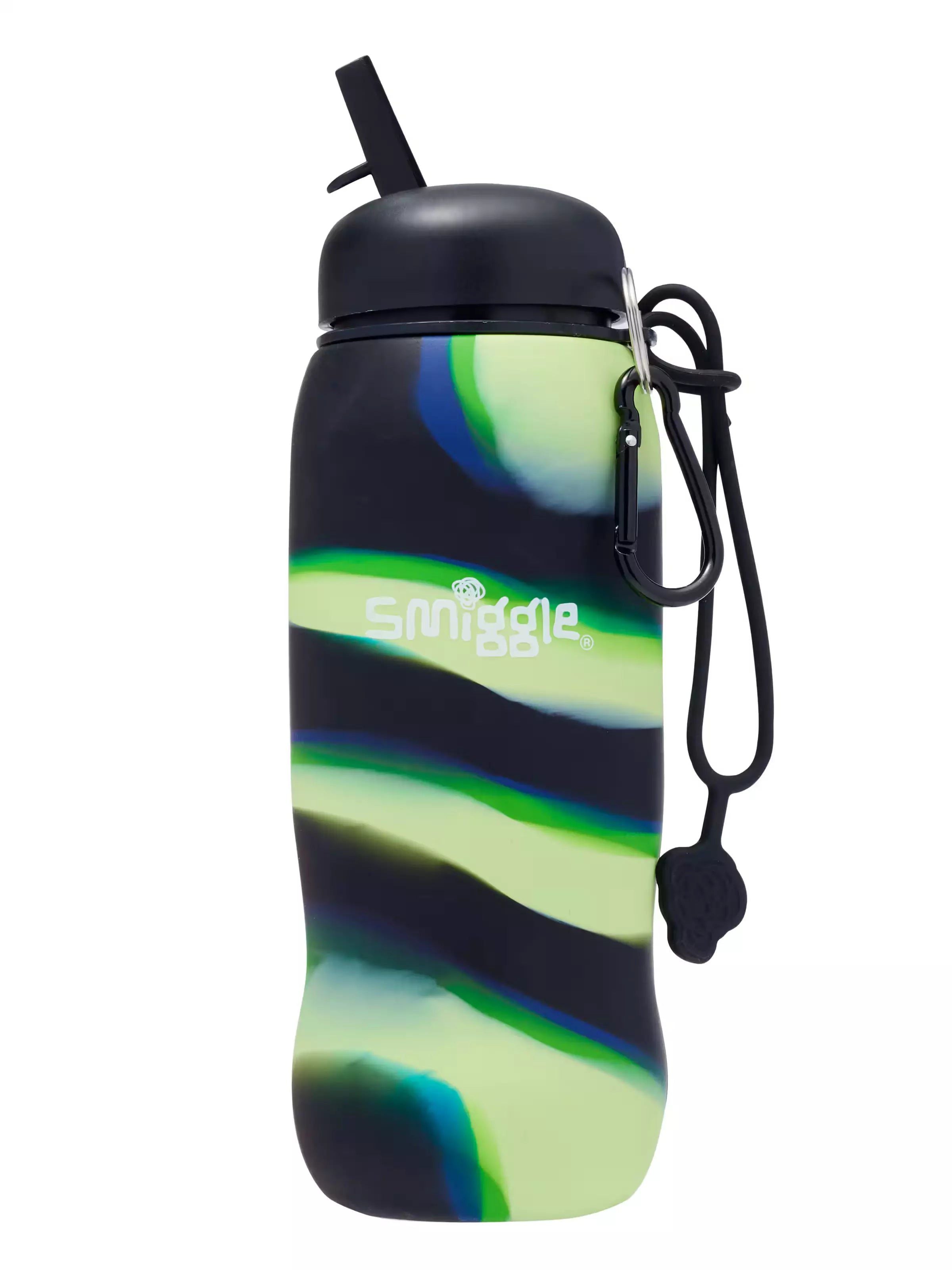 Smiggle - Botella de agua plegable con pajita Freestyle 630ML
