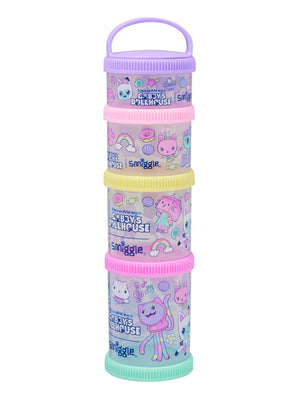 Smiggle - Gabbys Dollhouse Fiambreras apilables (4 unidades)