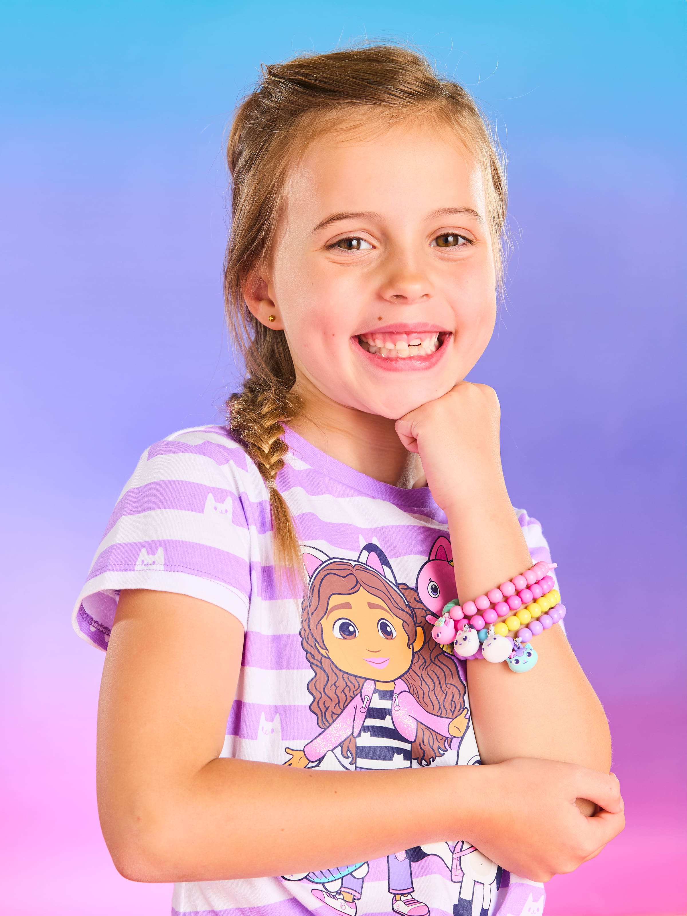 Smiggle - Set de 4 pulseras de La Casa de Muñecas de Gabby