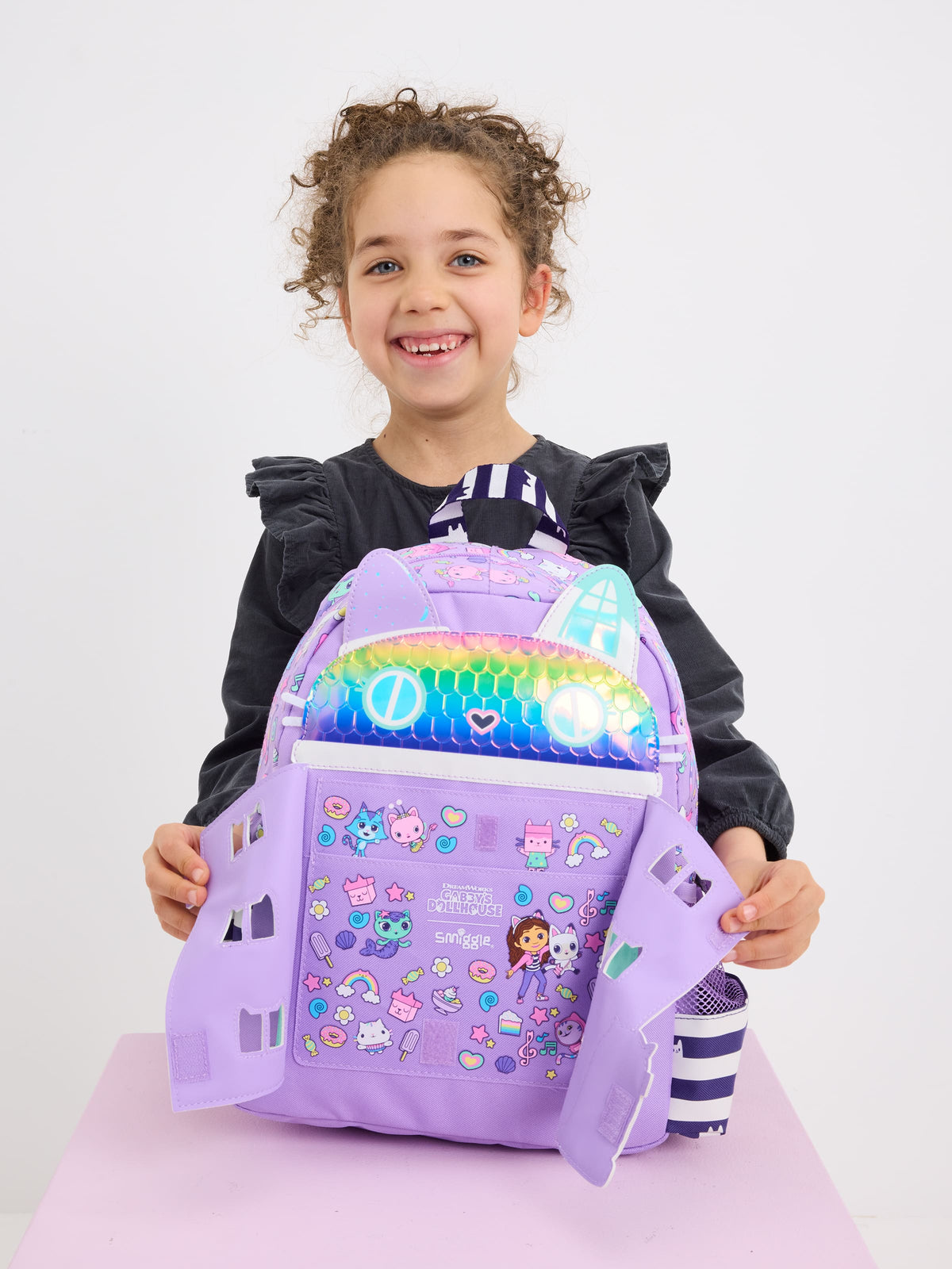 Smiggle - Mochila de guardería y preescolar La Casa de Muñecas de Gabby