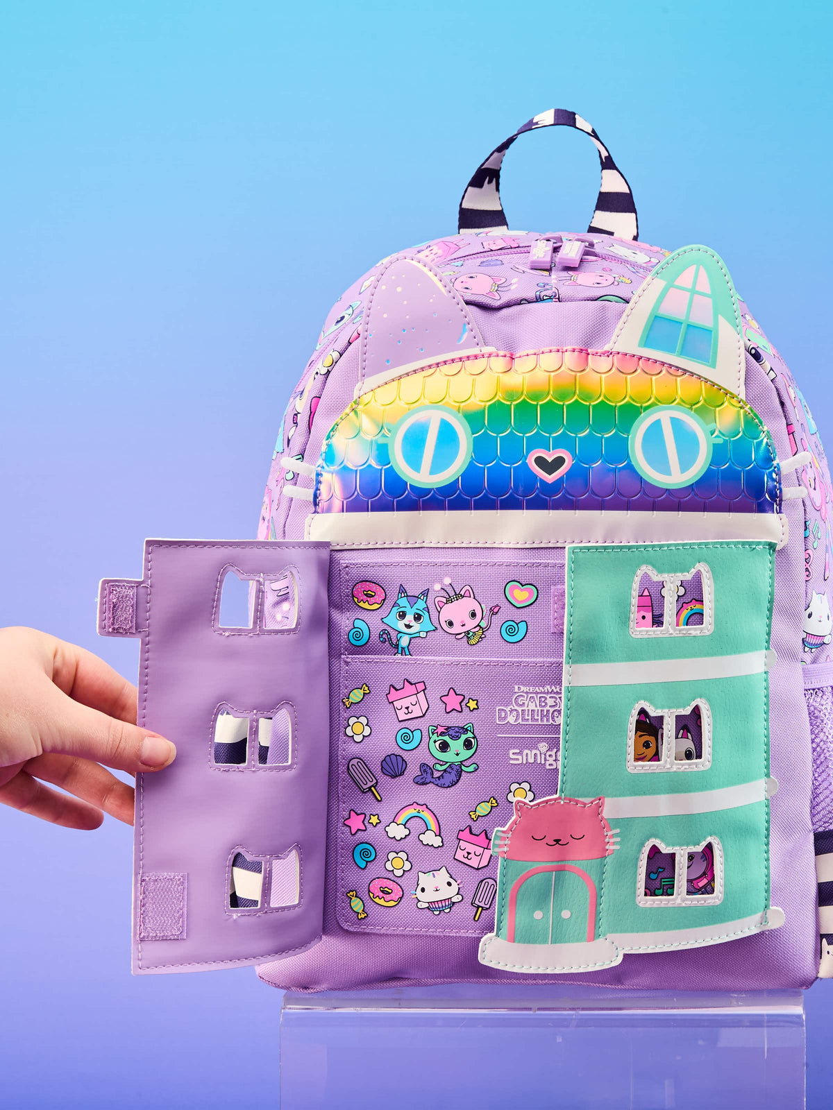 Smiggle - Mochila de guardería y preescolar La Casa de Muñecas de Gabby