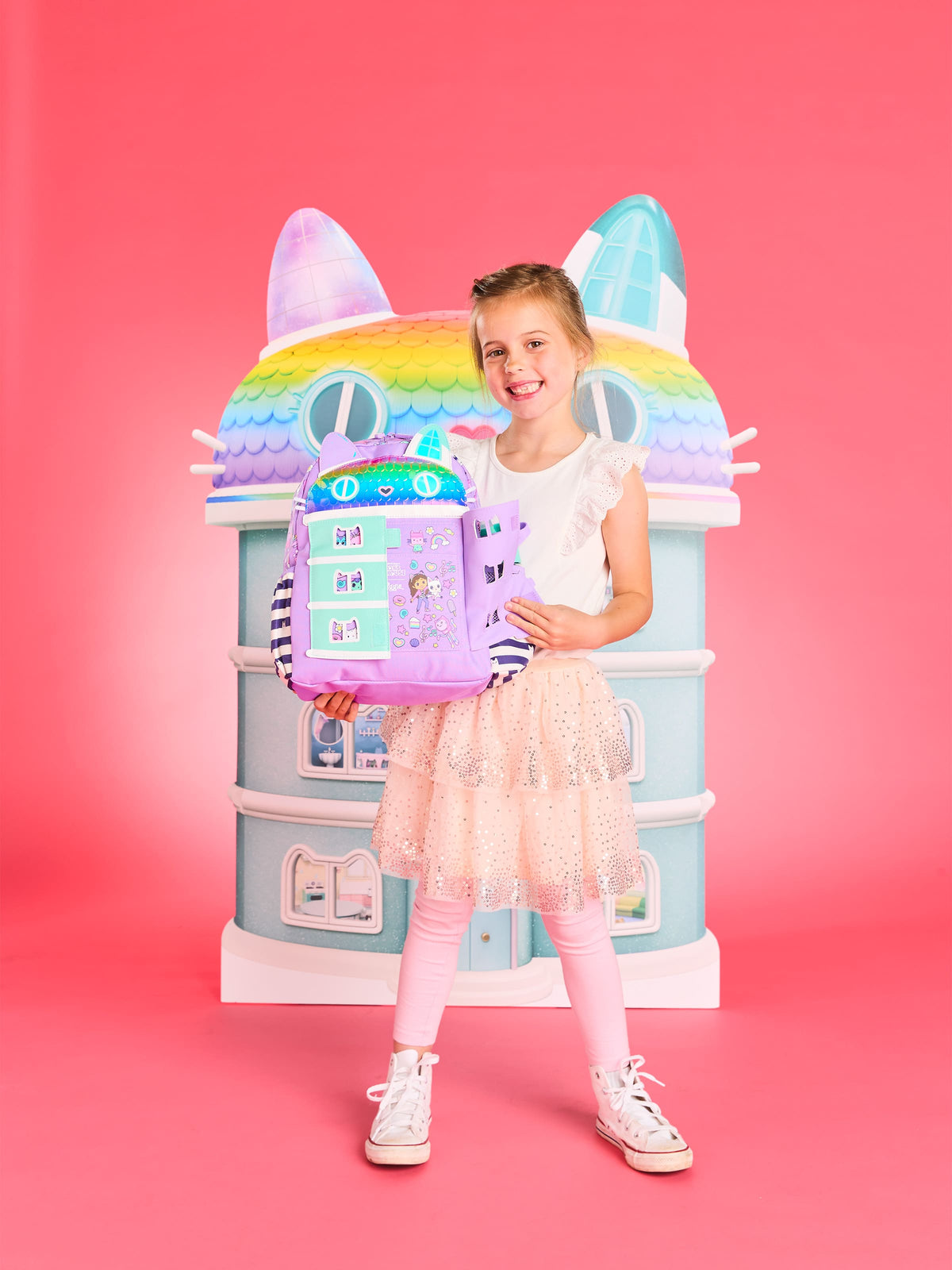 Smiggle - Mochila de guardería y preescolar La Casa de Muñecas de Gabby