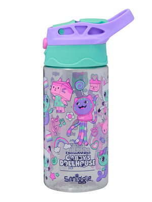 Smiggle - Termo sin BPA de La Casa de Muñecas de Gabby con Pajita Oculta 440 ml