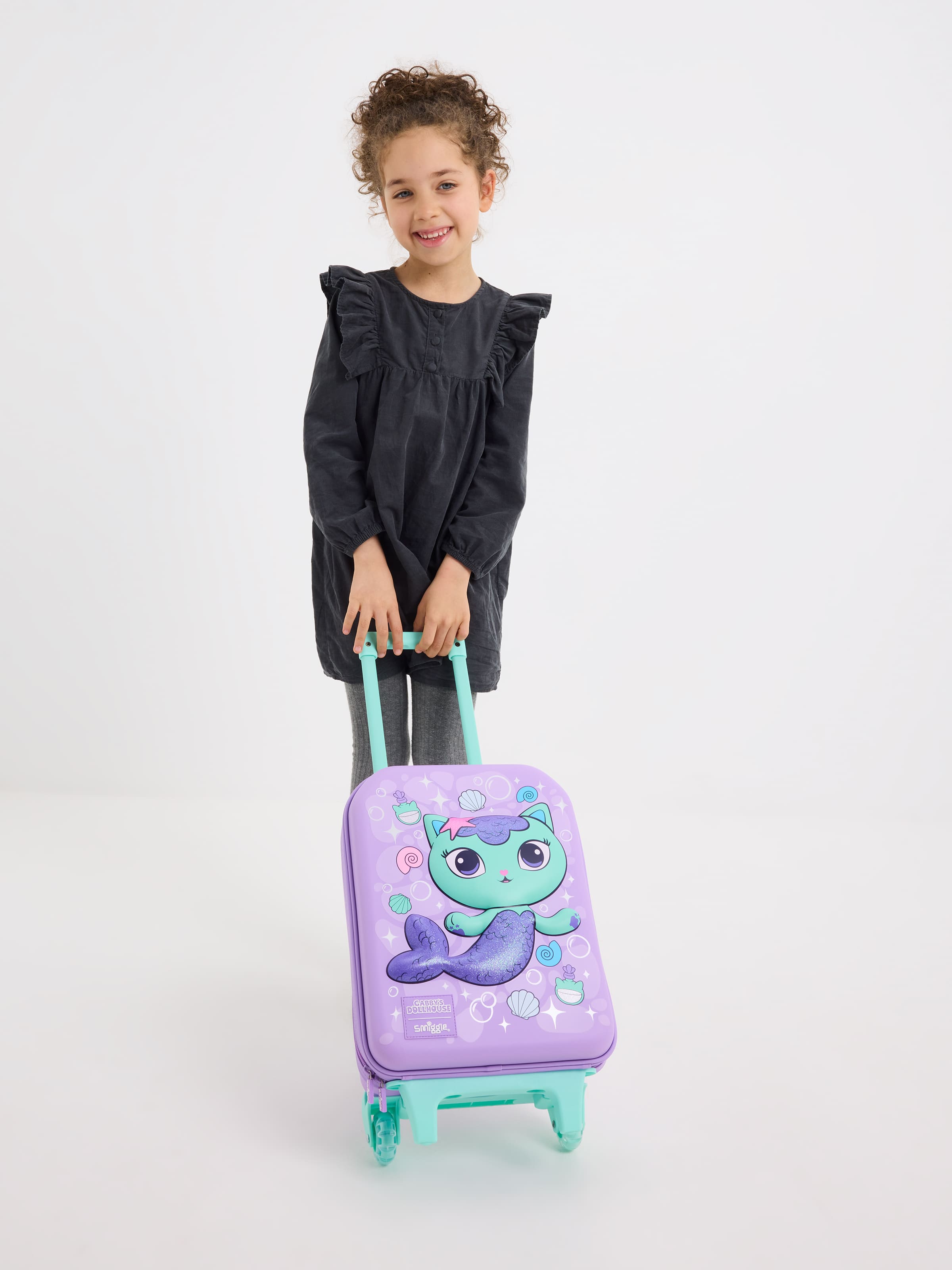 Smiggle - Maleta Trolley Escolar y de Viaje Gabby's Dollhouse