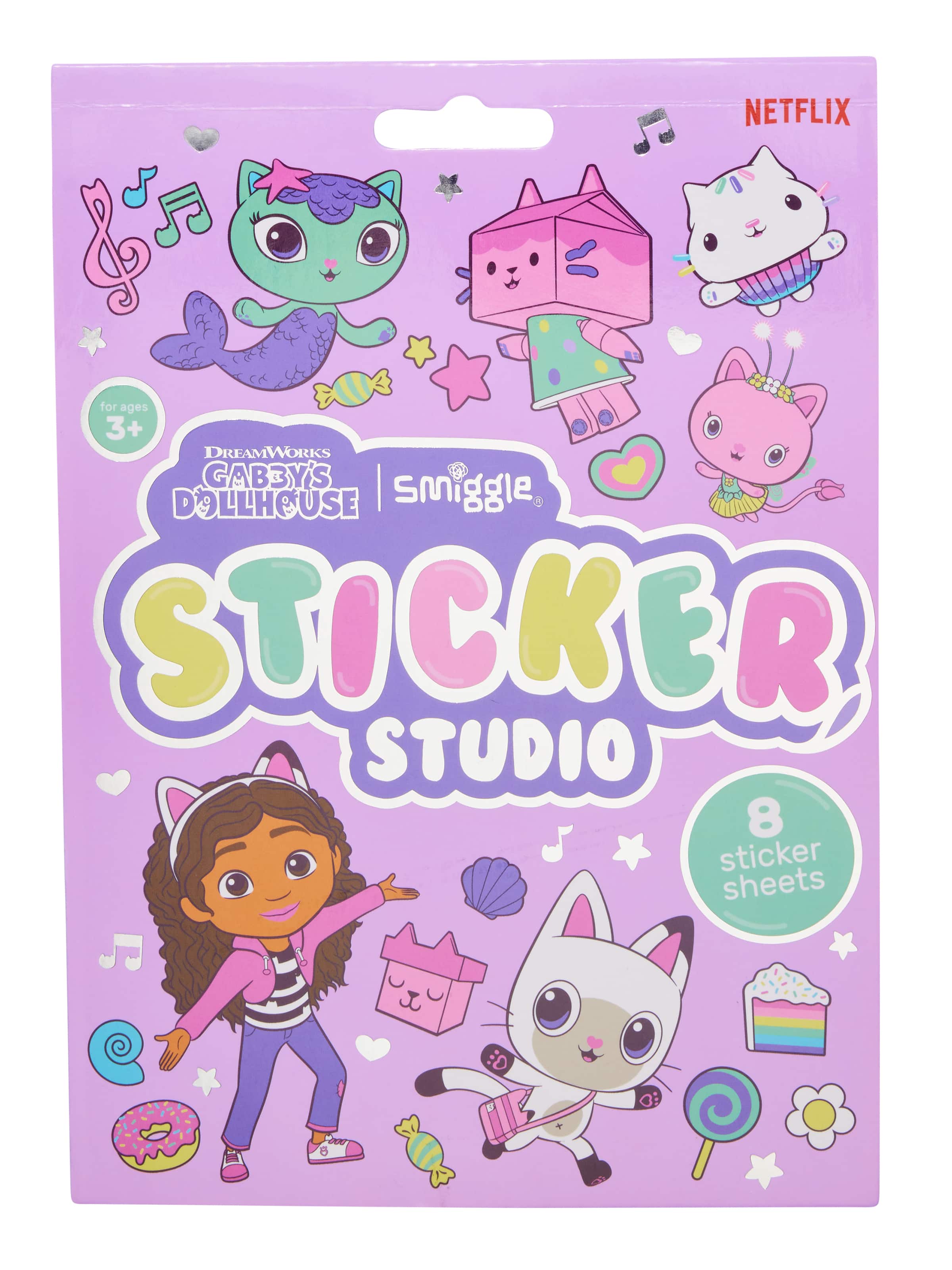Smiggle - Libro de pegatinas de la Casa de muñecas de Gabby