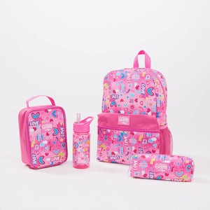 Smiggle - Conjunto de mochila escolar de primaria Giggle de 4 piezas