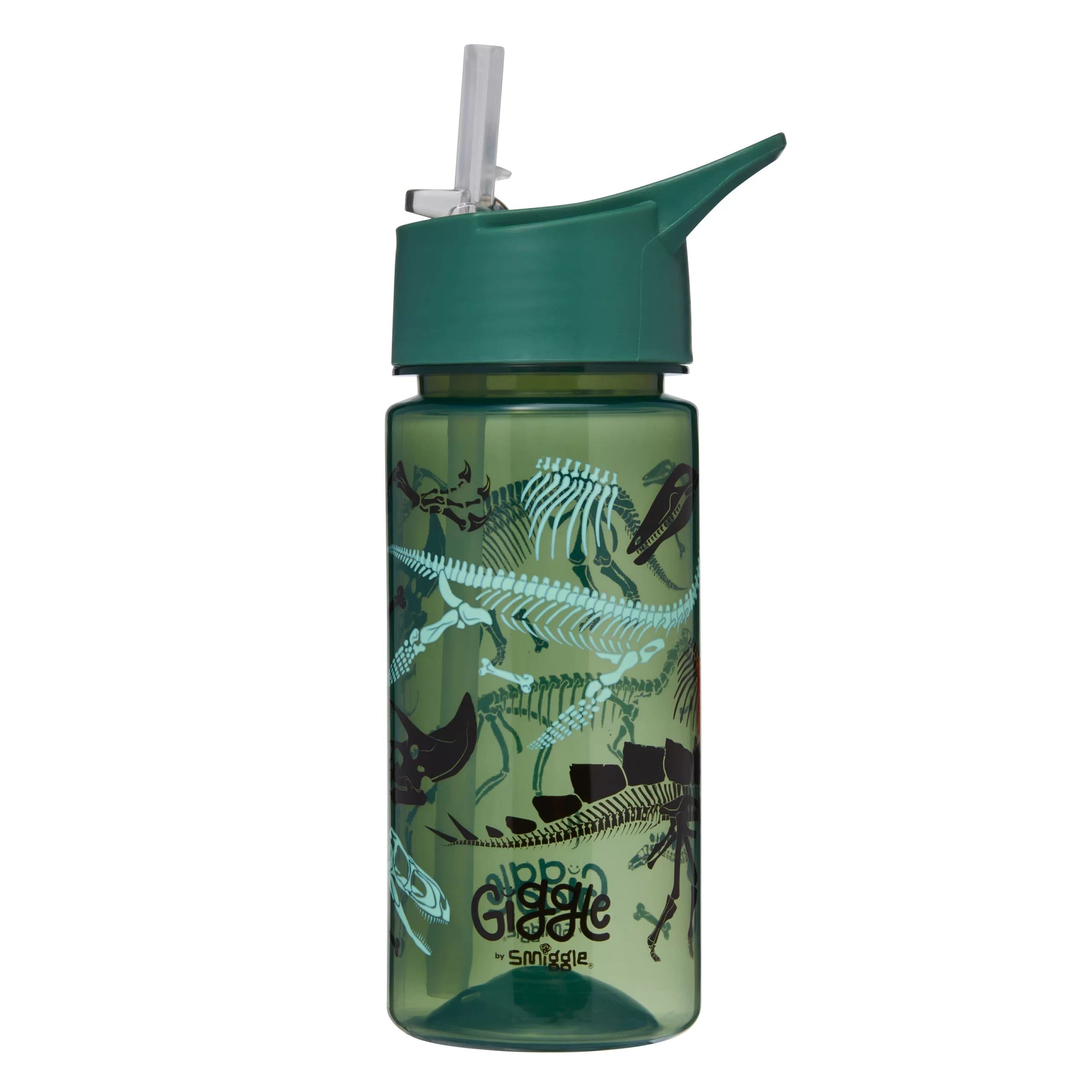 Smiggle - Cantimplora con pajita sin BPA de 450 ml Giggle