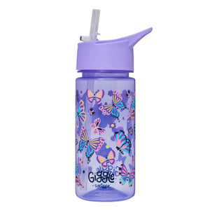 Smiggle - Cantimplora con pajita sin BPA de 450 ml Giggle