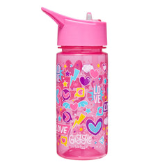 Smiggle - Giggle Vaso de 450 ml con pajita y cierre automático