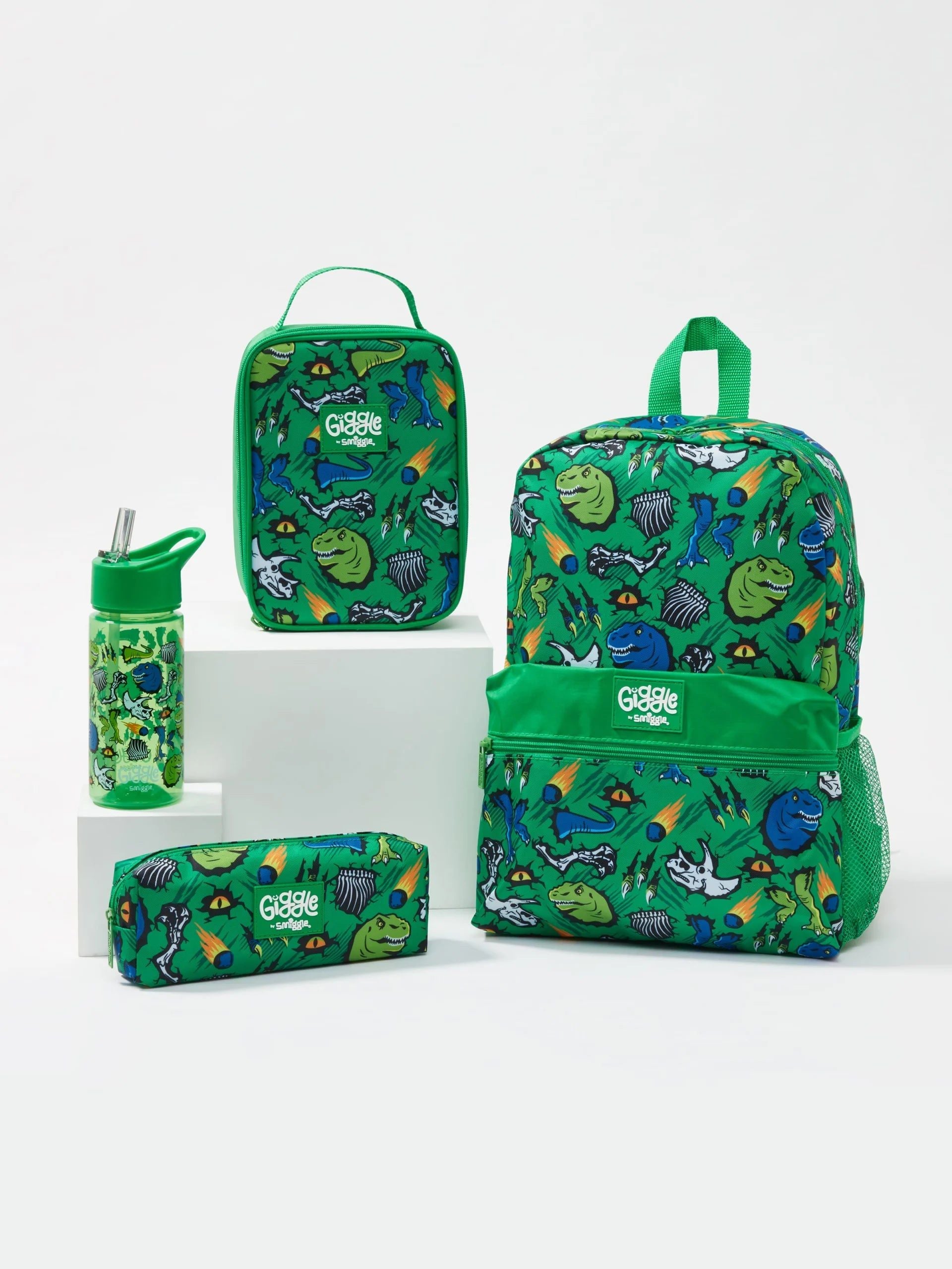 Smiggle - Conjunto de mochila escolar Giggle 4 en 1