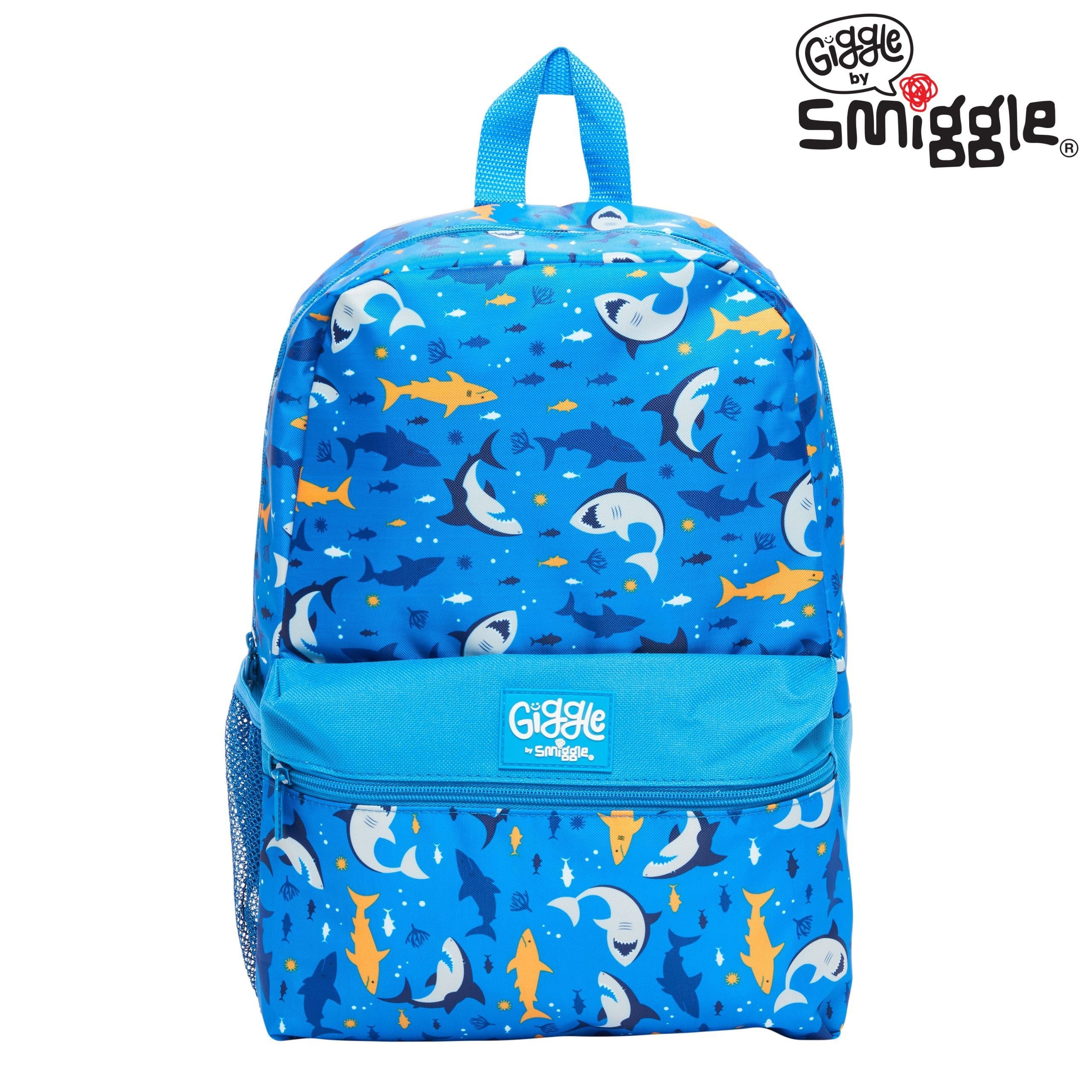 Mochila Smiggle Giggle con estampado de tiburones adorables
