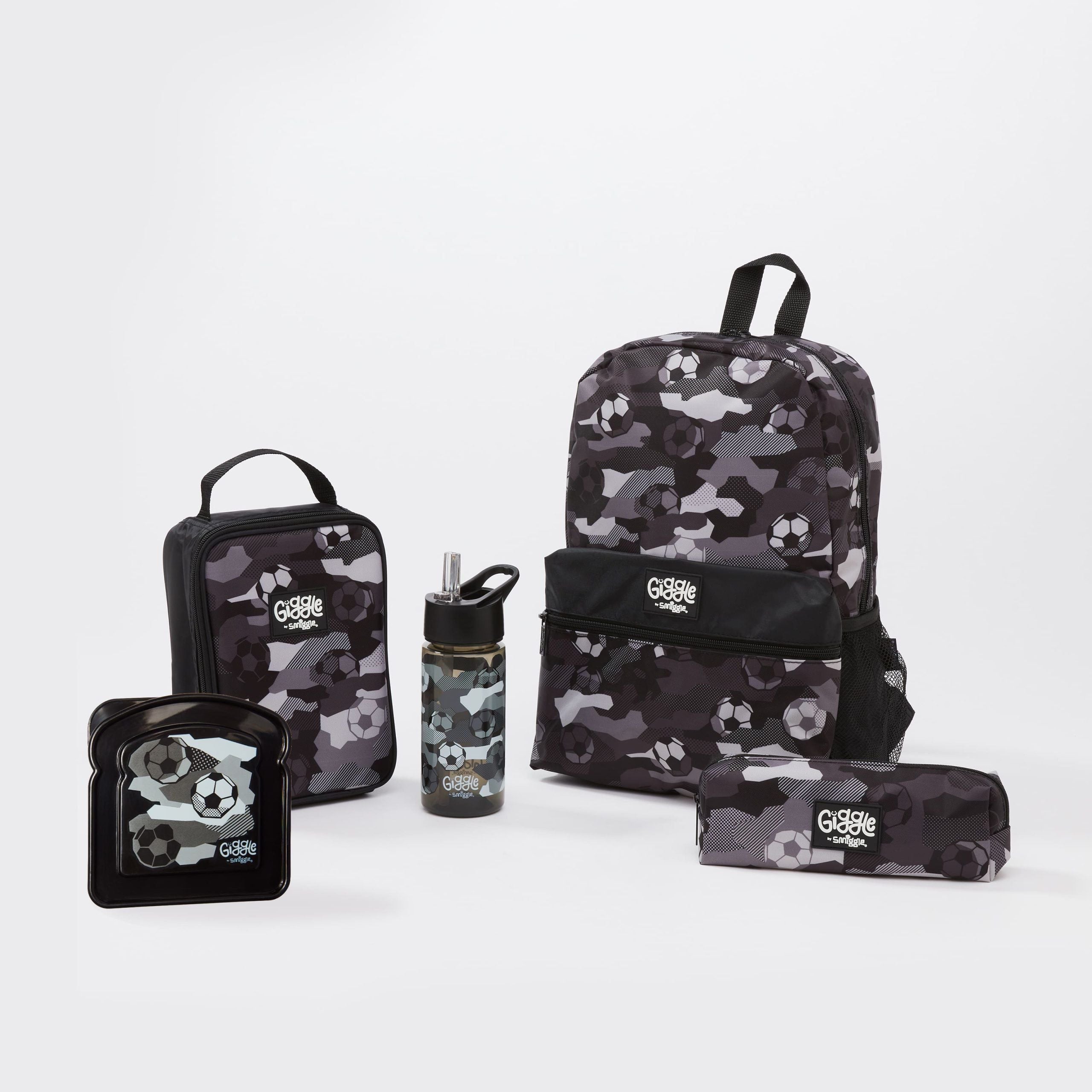 Smiggle - Juego de mochila escolar con fiambrera Giggle