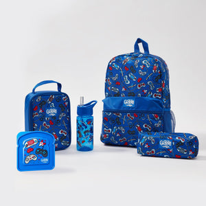 Smiggle - Juego de mochila escolar con fiambrera Giggle