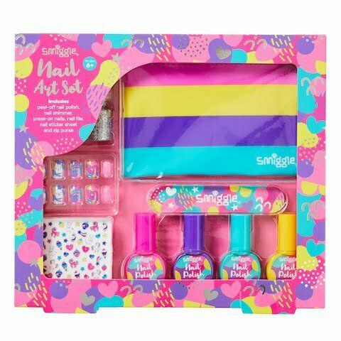 Smiggle - Kit de regalo Glam para el cuidado de uñas de niños
