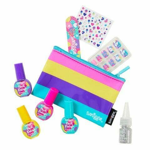 Smiggle - Kit de regalo Glam para el cuidado de uñas de niños