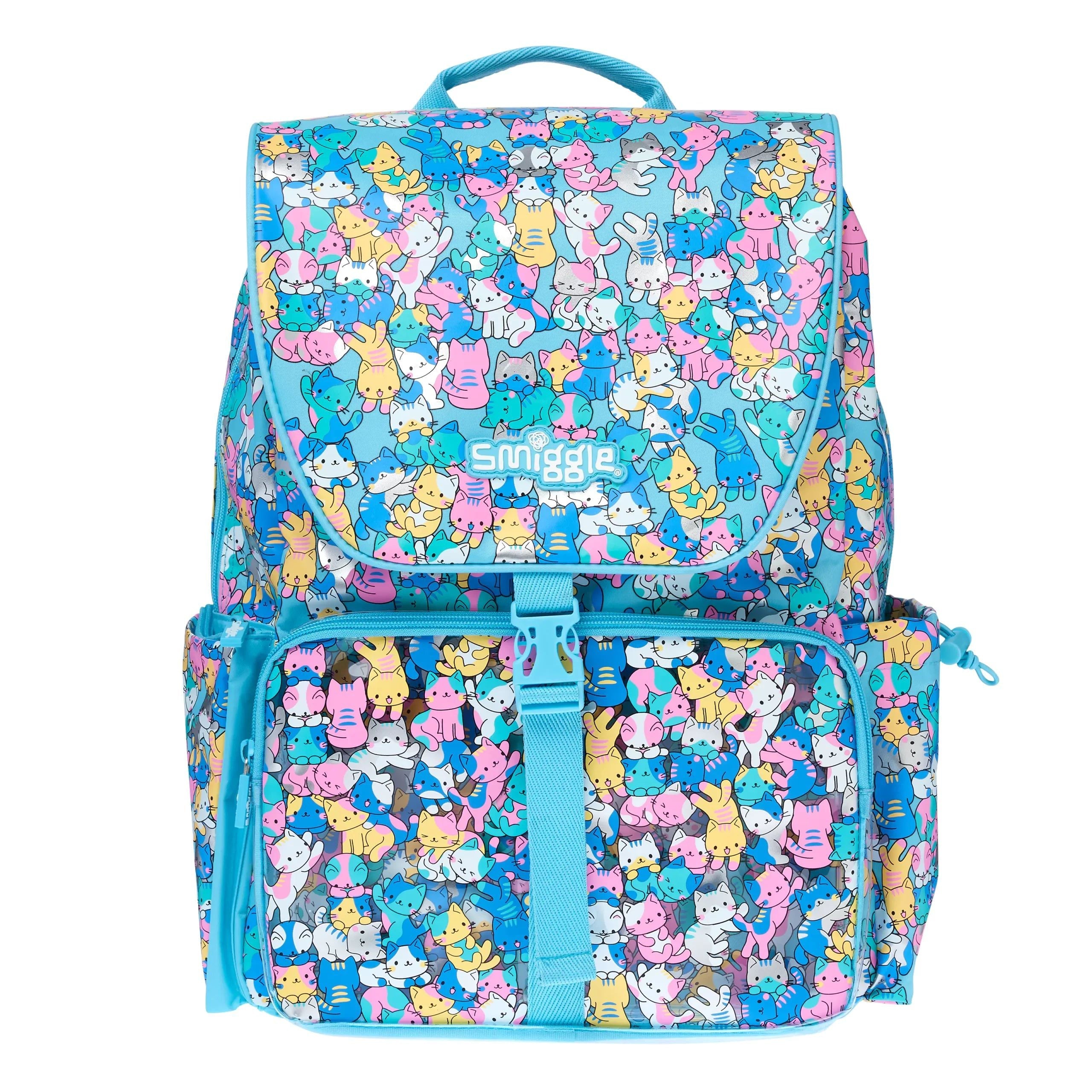 Smiggle - Mochila Glee Grande Azul Chelsea