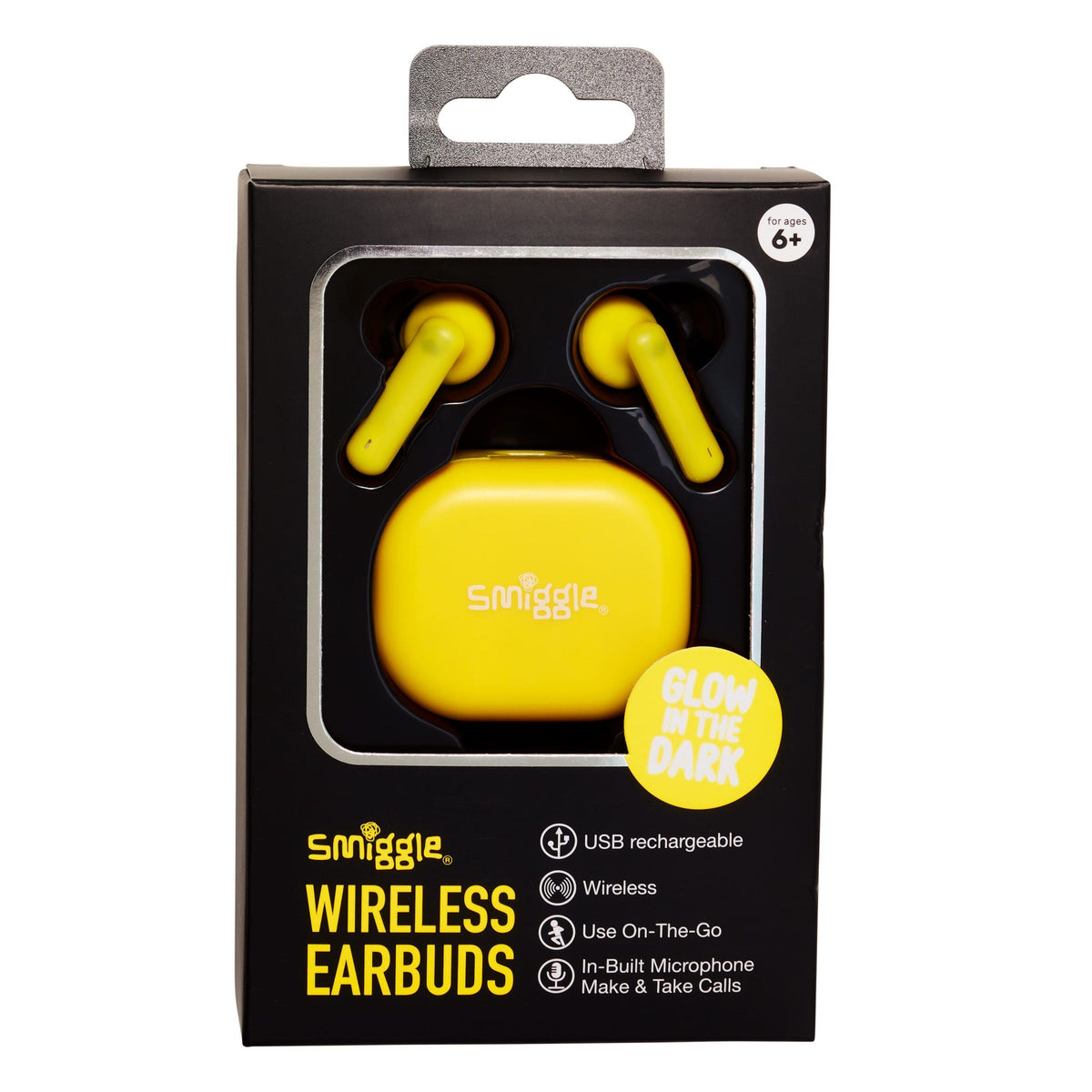 Smiggle - Auriculares inalámbricos que brillan en la oscuridad